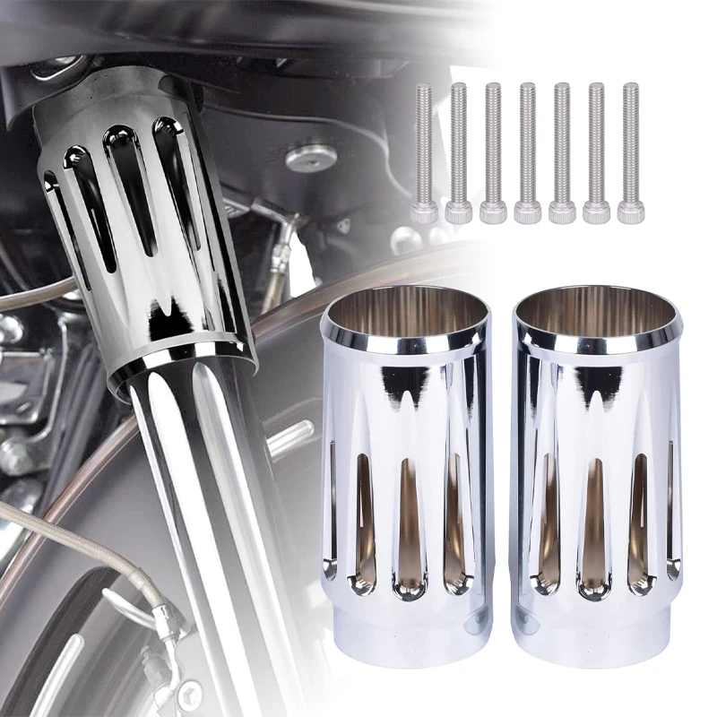 Motorcycle Edge Cut Front Fork Boot Slider Covers For Harley Touring Turing And Trike Models Road King Street Electra Glide
Motorcycle Edge Cut Front Fork Boot Slider Covers For Harley Touring Turing And Trike Models Road King Street Electra Glide