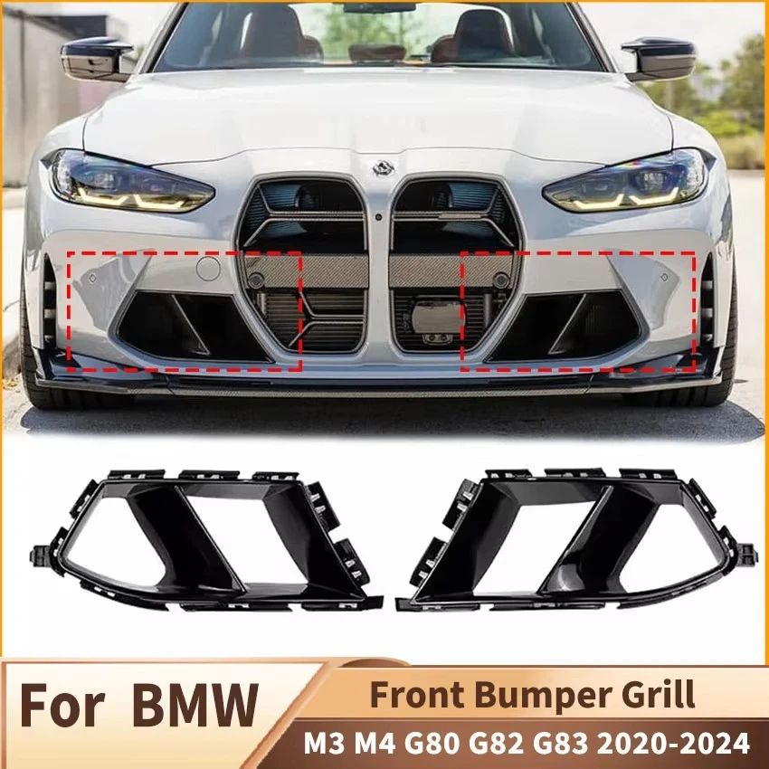 For BMW M3 M4 G80 G82 G83 2020-2024 Car Front Bumper Air Vent Trim Splitter Lip Cover Intake Frame Grille Body Kits Accessories
For BMW M3 M4 G80 G82 G83 2020-2024 Car Front Bumper Air Vent Trim Splitter Lip Cover Intake Frame Grille Body Kits Accessories
