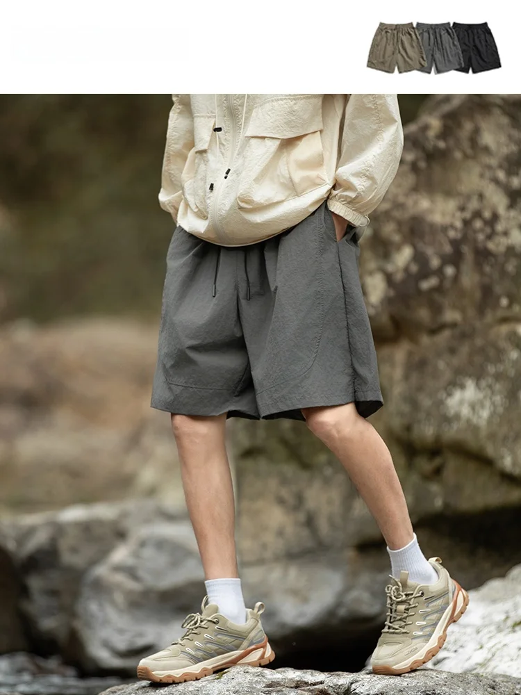 Мужские летние повседневные брюки Qui Dry Outdoor Workwear свободного кроя с завязками, длина 5 дюймов, модные, цветные
Мужские летние повседневные брюки Qui Dry Outdoor Workwear свободного кроя с завязками, длина 5 дюймов, модные, цветные