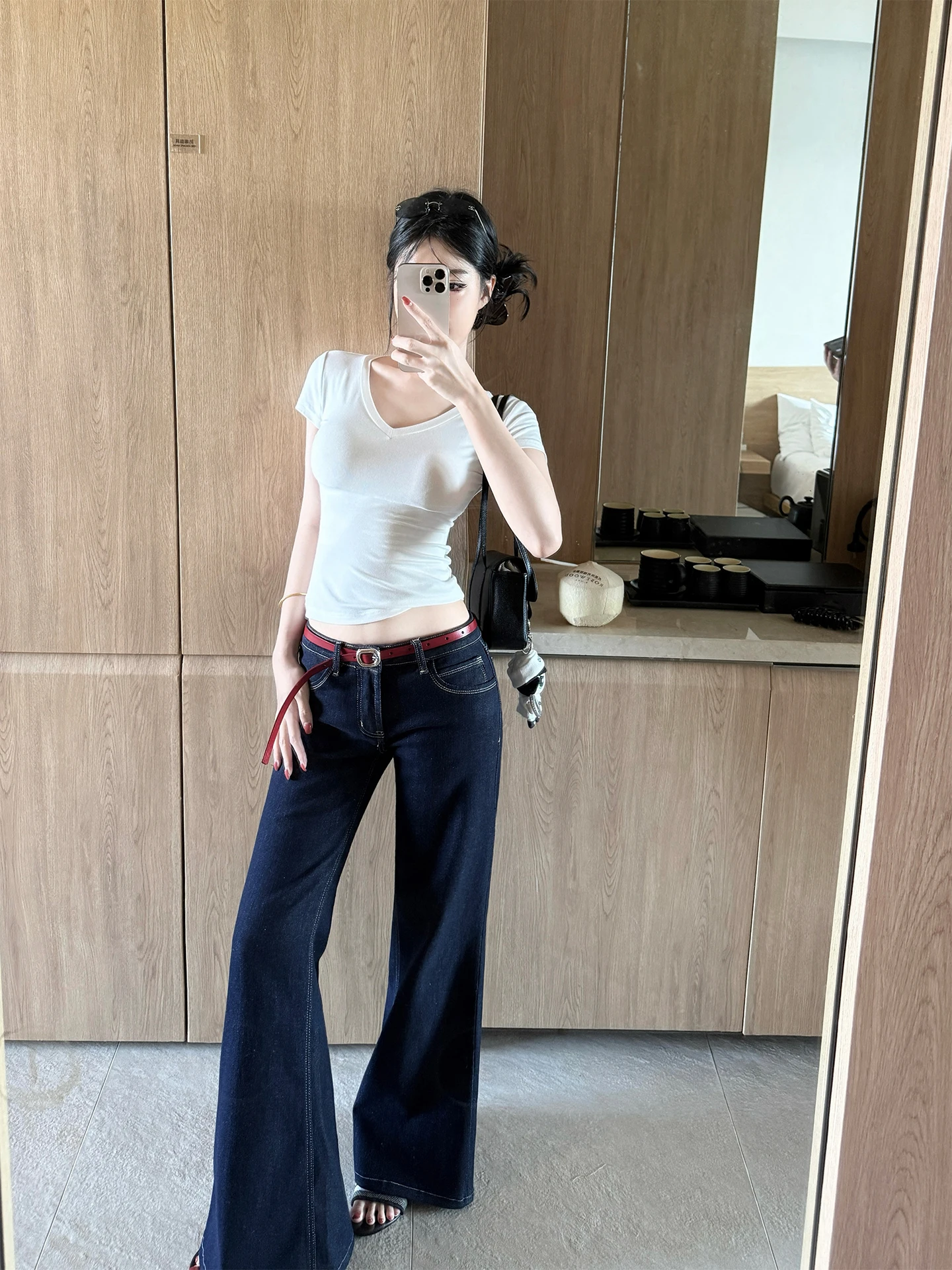 Low Waist Wide Leg Jeans Women's Loose Slimming Versatile Straight Leg Pants Summer Jeans Laareetoo Vintage Style Natural Waist
Low Waist Wide Leg Jeans Women's Loose Slimming Versatile Straight Leg Pants Summer Jeans Laareetoo Vintage Style Natural Waist
