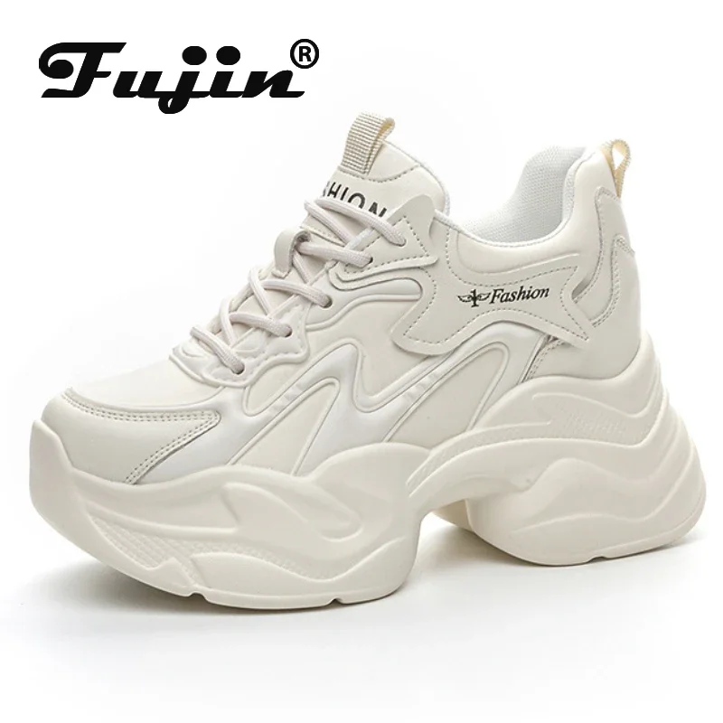 Fujin/Летние туфли из натуральной кожи на танкетке, 9 см, на плоской подошве, массивные кроссовки, удобные брендовые весенне-осенние вулканизированные туфли
Fujin/Летние туфли из натуральной кожи на танкетке, 9 см, на плоской подошве, массивные кроссовки, удобные брендовые весенне-осенние вулканизированные туфли
