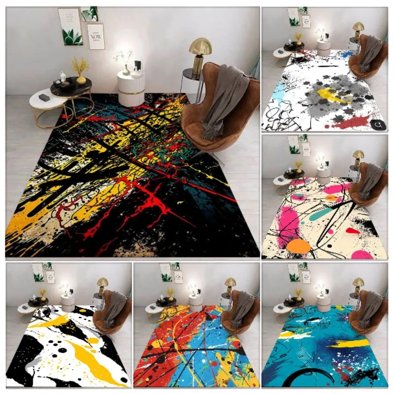 Retro Art Splash Ink Style Living Room Decoration Anti Slip Carpet Washable Dining Room Indoor Balcony Mat Kitchen Area Carpet
Retro Art Splash Ink Style Living Room Decoration Anti Slip Carpet Washable Dining Room Indoor Balcony Mat Kitchen Area Carpet