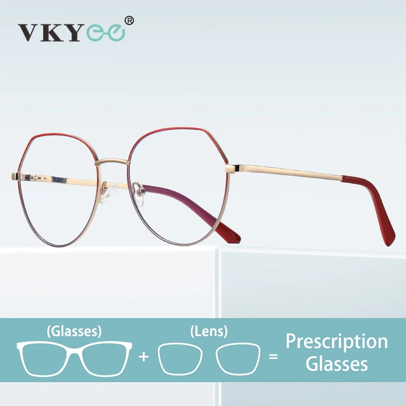VICKY Personalized Geometric Polygonal Simple Design Women's Anti-Blue Light Glasses Customizable Prescription PFD3092
VICKY Personalized Geometric Polygonal Simple Design Women's Anti-Blue Light Glasses Customizable Prescription PFD3092