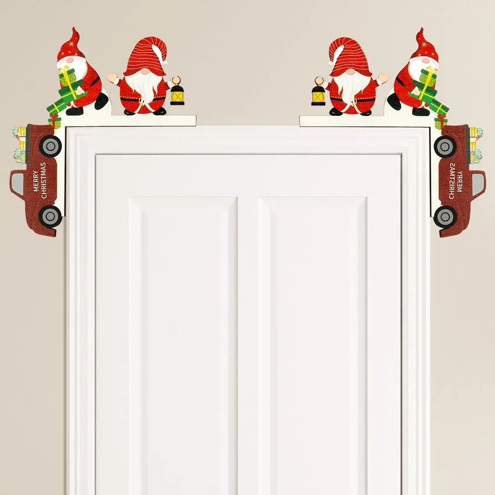 1 Pair Decorative Christmas Door Frame Unique Cartoon Santa Claus Door Corner Props Wooden Craft Faceless Old Man Pendant Door 
1 Pair Decorative Christmas Door Frame Unique Cartoon Santa Claus Door Corner Props Wooden Craft Faceless Old Man Pendant Door