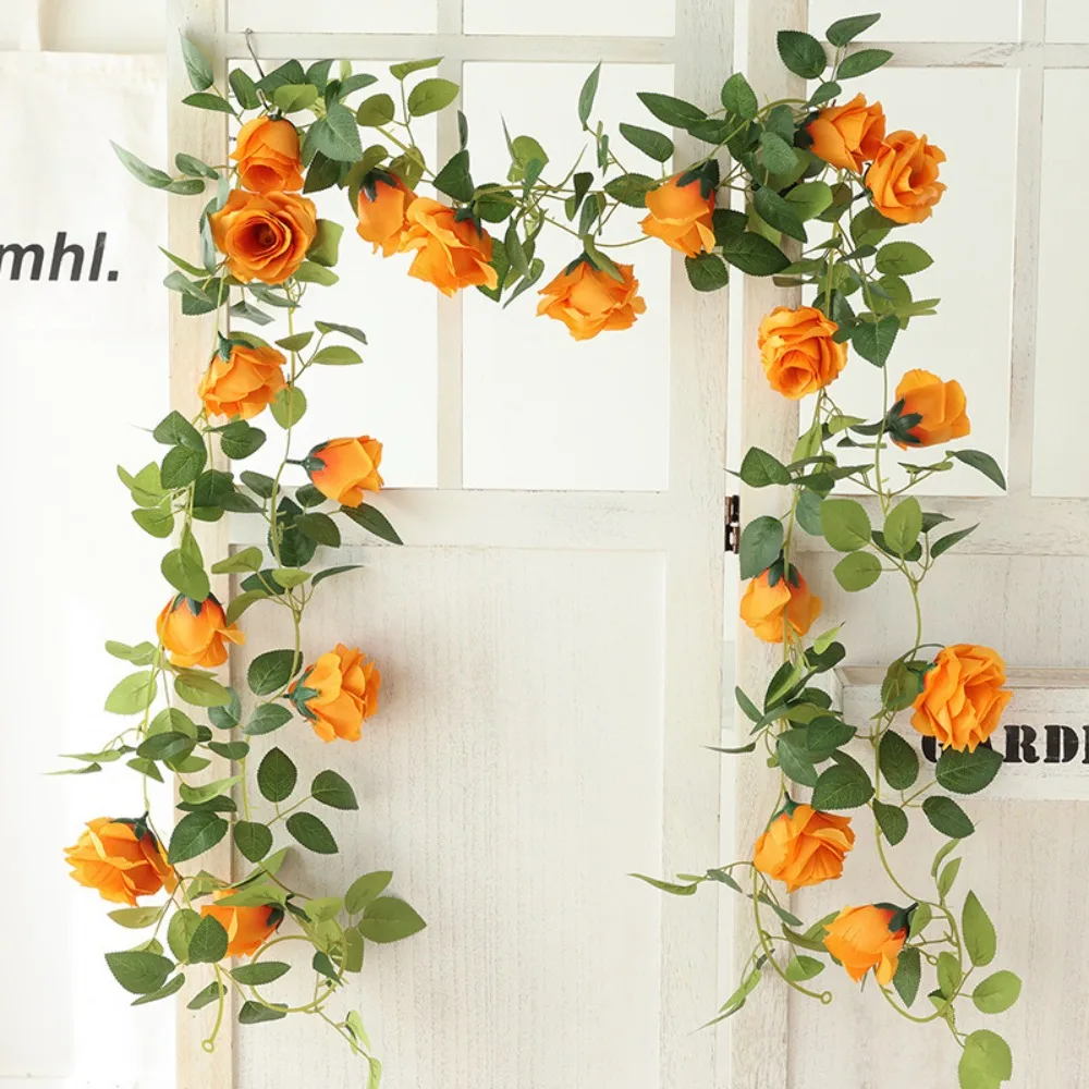 1pc 2.2M Artificial Plants Silk Rose 10 Big Flower Head Green Leaves Hanging Wall Home Garden Decoration 
1pc 2.2M Artificial Plants Silk Rose 10 Big Flower Head Green Leaves Hanging Wall Home Garden Decoration