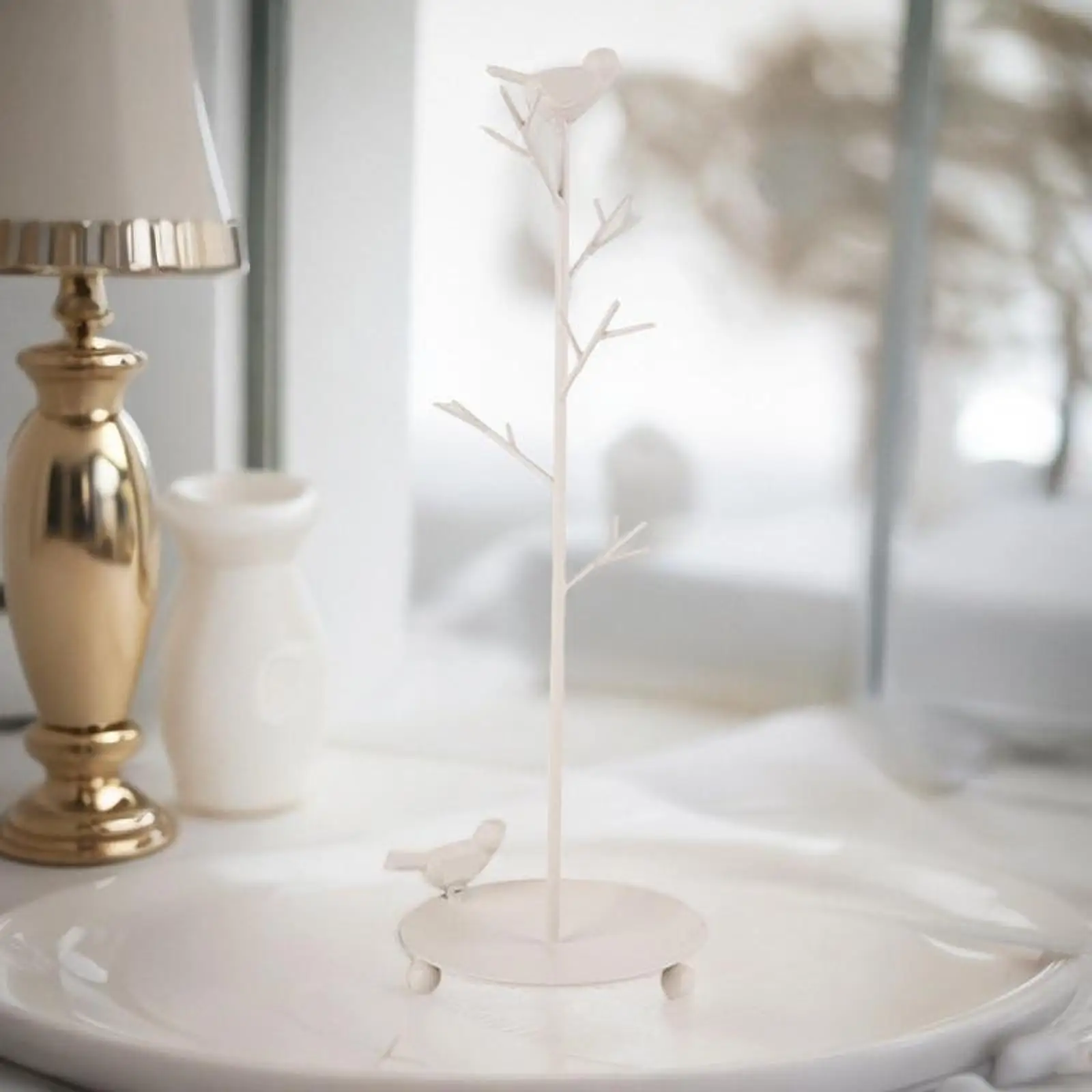 Jewelry Display Stand Iron Birthday Gifts Modern Lightweight Branch Jewelry Rack for Shop Bedroom Tabletop Home Hair Bands
Jewelry Display Stand Iron Birthday Gifts Modern Lightweight Branch Jewelry Rack for Shop Bedroom Tabletop Home Hair Bands