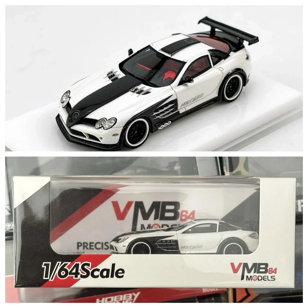VMB 1/64 MB SLR White Resin Model Car Model Car Collection Limited Edition
VMB 1/64 MB SLR White Resin Model Car Model Car Collection Limited Edition