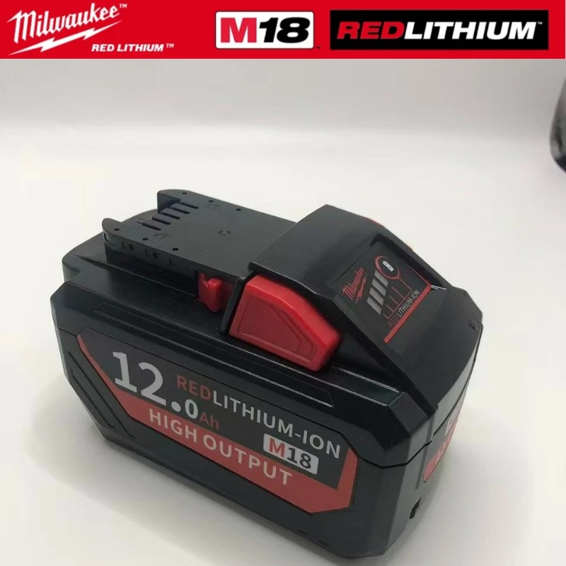 100% Original Milwaukee M18 M18B12 Power Tool Battery, Charger, BR, XC, 18V, 12000mAh M18B6, 48-11-1860, Built-in 21700 Battery
100% Original Milwaukee M18 M18B12 Power Tool Battery, Charger, BR, XC, 18V, 12000mAh M18B6, 48-11-1860, Built-in 21700 Battery