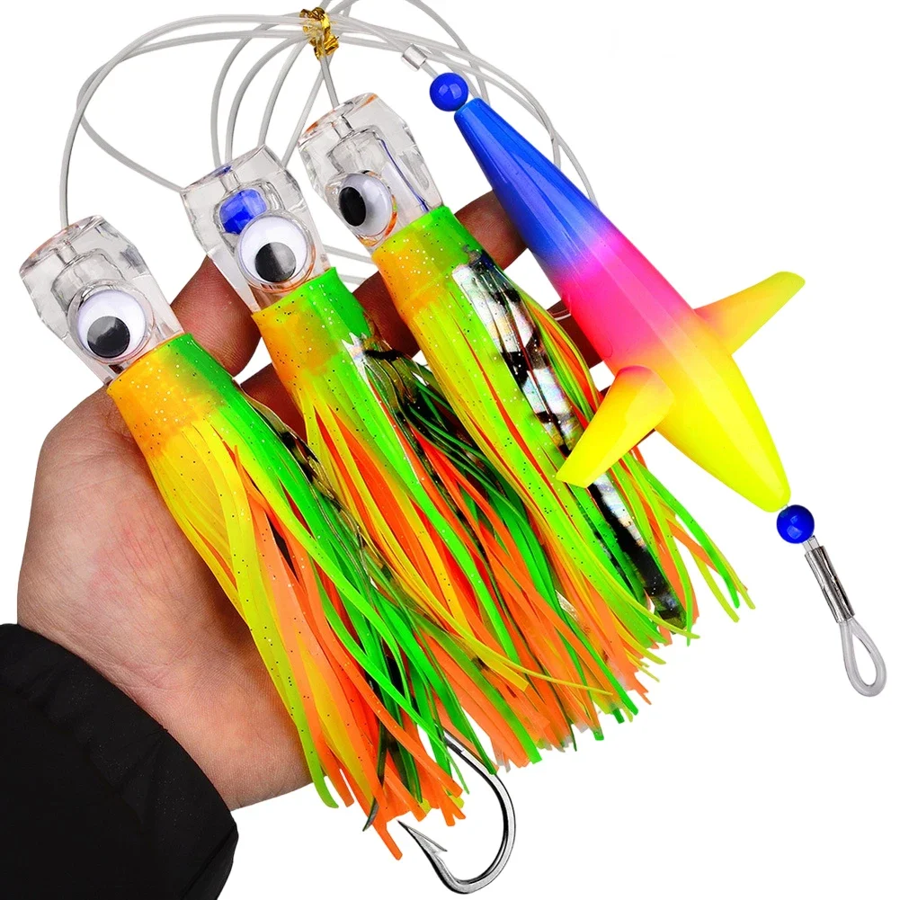 1 Pcs Fishing Lure 6/9inch Swimming Bait Squid Skirt Trolling Lure For Tuna Mackerel Sea Fishing Outdoor Fishing Accessories
1 Pcs Fishing Lure 6/9inch Swimming Bait Squid Skirt Trolling Lure For Tuna Mackerel Sea Fishing Outdoor Fishing Accessories