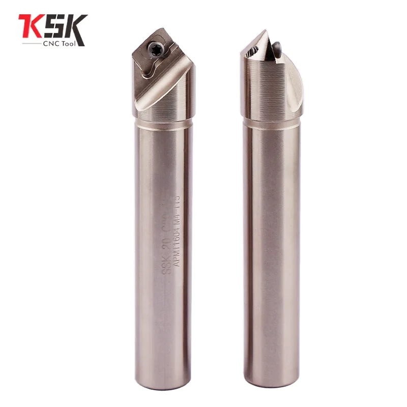 1PCS SSK-C16-16-110 20-20-130 45 degree chamfer end milling cutter arbor for used APMT1603 or 1604 carbide inserts
1PCS SSK-C16-16-110 20-20-130 45 degree chamfer end milling cutter arbor for used APMT1603 or 1604 carbide inserts