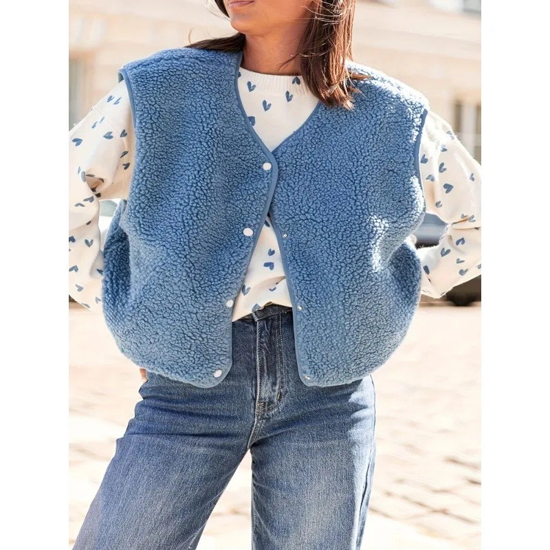 Синие жилеты Tinaa, женские куртки 2022, осень-зима, плотная прямая теплая однобортная повседневная верхняя одежда без рукавов из шерпа 192183
Синие жилеты Tinaa, женские куртки 2022, осень-зима, плотная прямая теплая однобортная повседневная верхняя одежда без рукавов из шерпа 192183