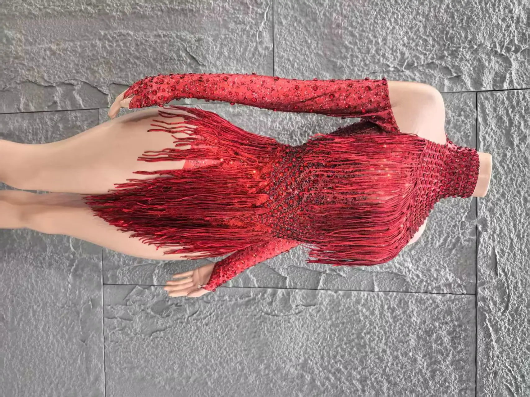 Red Sequins Women's Bodycon Bodysuit High Stretch for Nightclub Party Bar Dancer Stage Wear Shiny Celebrate Outfit
Red Sequins Women's Bodycon Bodysuit High Stretch for Nightclub Party Bar Dancer Stage Wear Shiny Celebrate Outfit