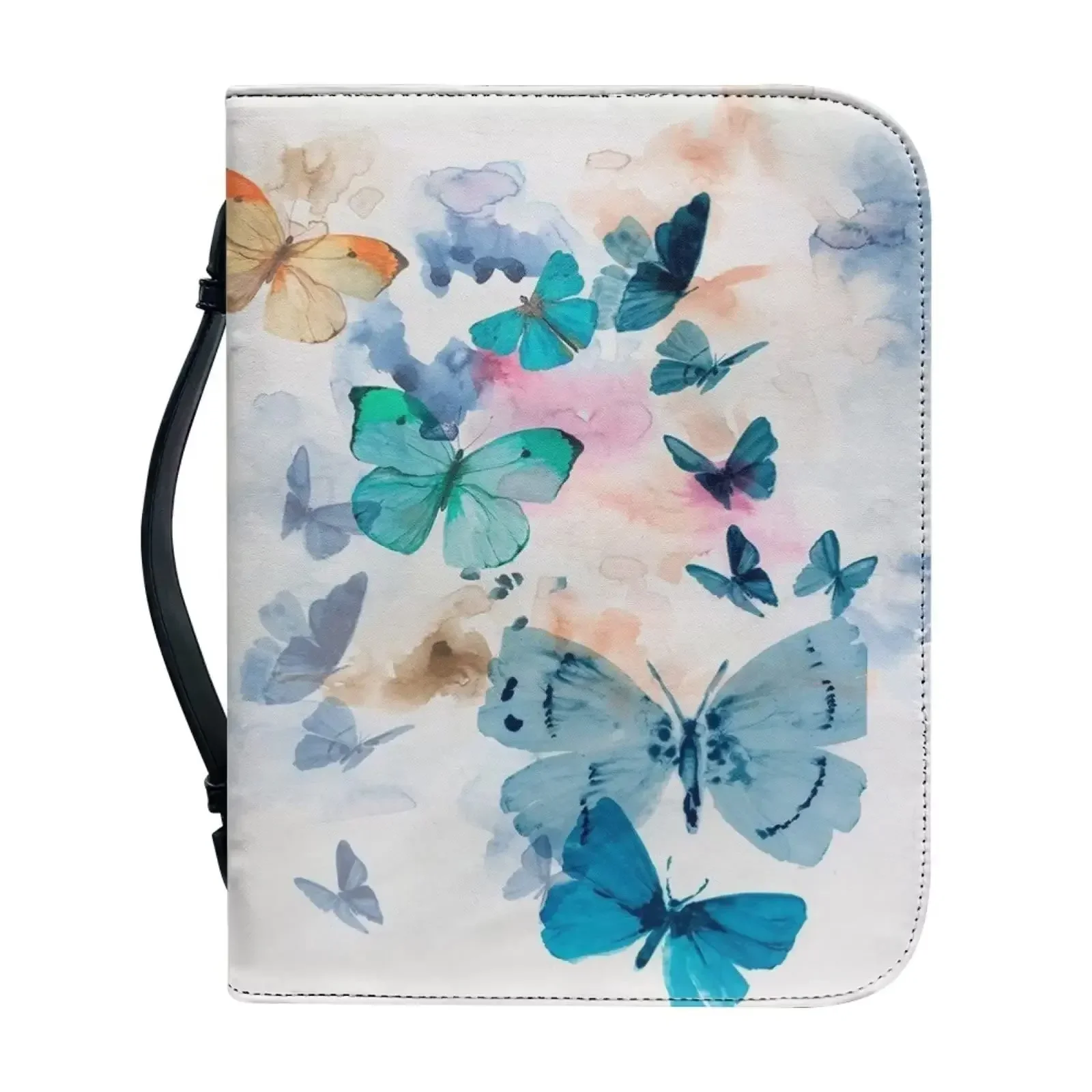 Butterfly Bible Cover for Women Girls Bible Cover Carrying Bag Portable Top Handle Zipper Tote Bag Bible Bag with Multi-Pocket
Butterfly Bible Cover for Women Girls Bible Cover Carrying Bag Portable Top Handle Zipper Tote Bag Bible Bag with Multi-Pocket