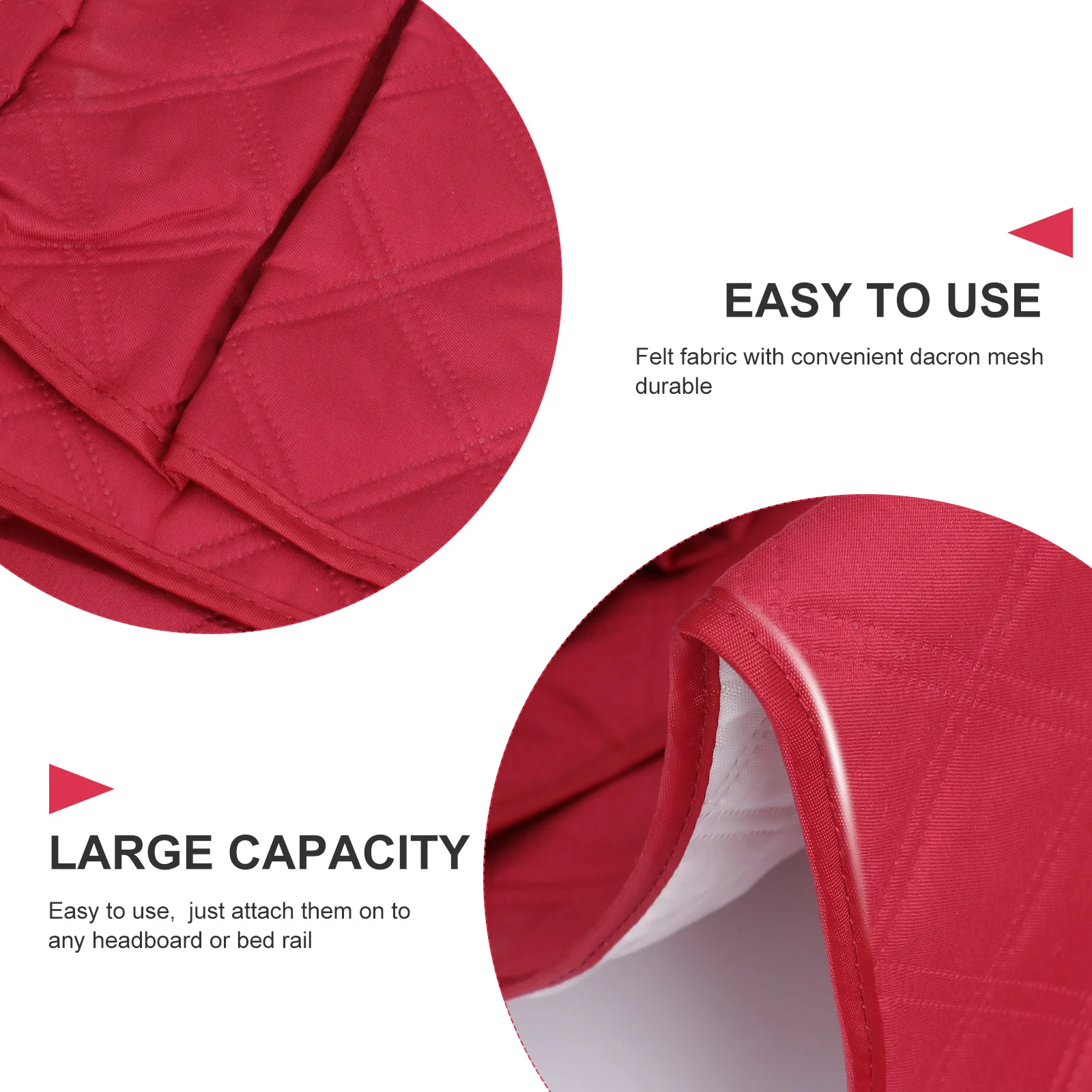 1pc Felt Fabric Storage Bag Large Capacity Storage Hanging Organizer Bag Hanging Organizer For Bed Car Door Use Red
1pc Felt Fabric Storage Bag Large Capacity Storage Hanging Organizer Bag Hanging Organizer For Bed Car Door Use Red