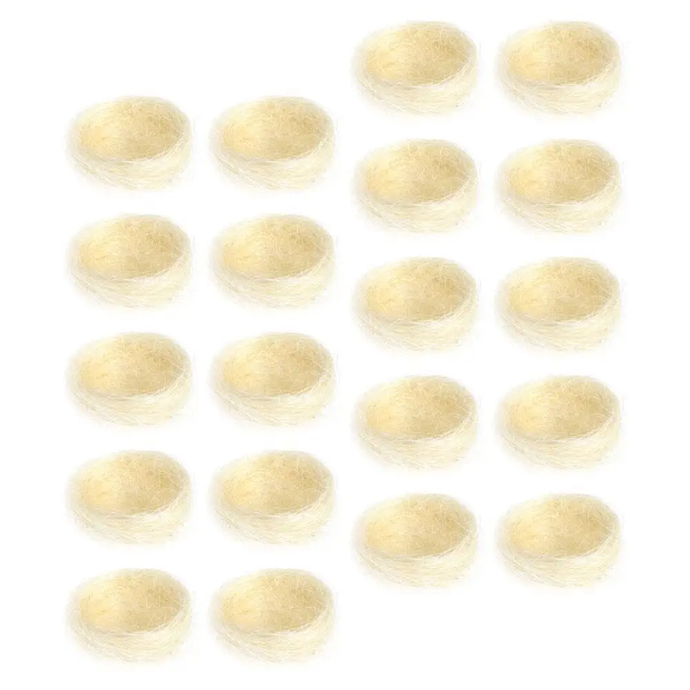 20 Pcs Bird's Nest Plate Decoration Durable Material Wedding Party Easter Decor Simulation Bird Nests Artificial Adornments
20 Pcs Bird's Nest Plate Decoration Durable Material Wedding Party Easter Decor Simulation Bird Nests Artificial Adornments