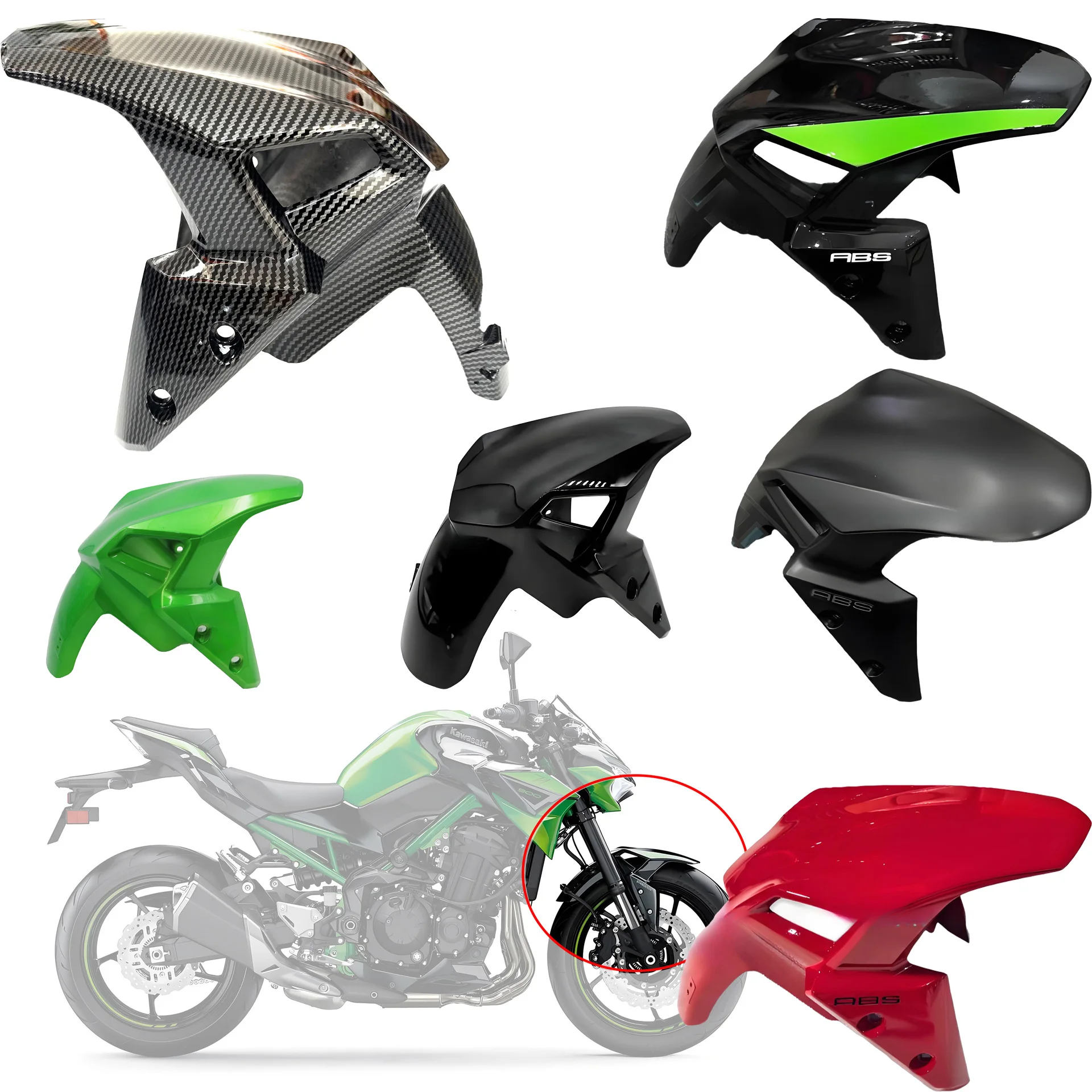 For Kawasaki Z900 Z 900 2017-2024 Motorcycle Fender Mudguard Unpainted Front Wheel Cover Tire Hugger Mud Splash Guard Protector
For Kawasaki Z900 Z 900 2017-2024 Motorcycle Fender Mudguard Unpainted Front Wheel Cover Tire Hugger Mud Splash Guard Protector