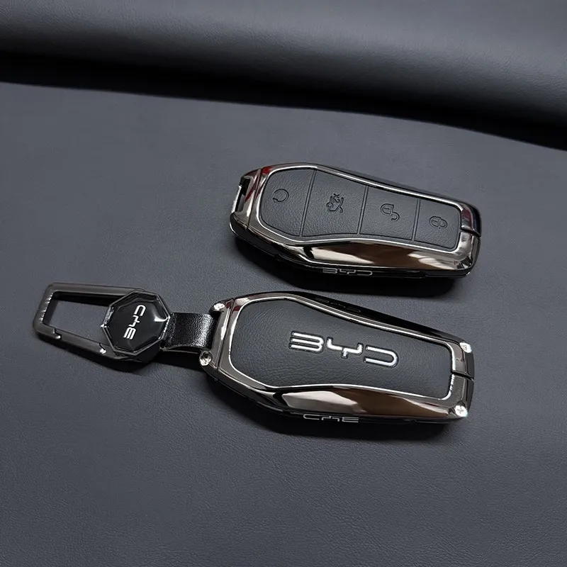 Car Zinc Alloy Leather Key Case Holder Cover Chain For BYD Song Plus Atto 3 Han EV Tang DM Qin Seal Dolphin Yuan Accessories
Car Zinc Alloy Leather Key Case Holder Cover Chain For BYD Song Plus Atto 3 Han EV Tang DM Qin Seal Dolphin Yuan Accessories