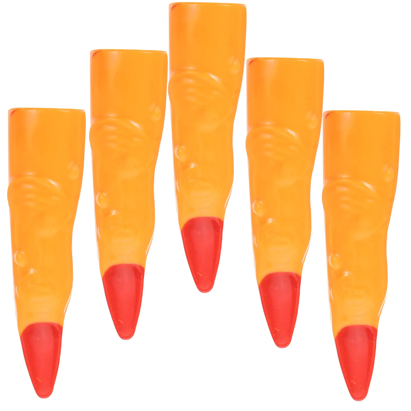 5Pcs Realistic Plastic Witch Fingers Halloween Prank Props Scary Fake Finger Nails for Cosplay Costume Party Masquerade Festival
5Pcs Realistic Plastic Witch Fingers Halloween Prank Props Scary Fake Finger Nails for Cosplay Costume Party Masquerade Festival