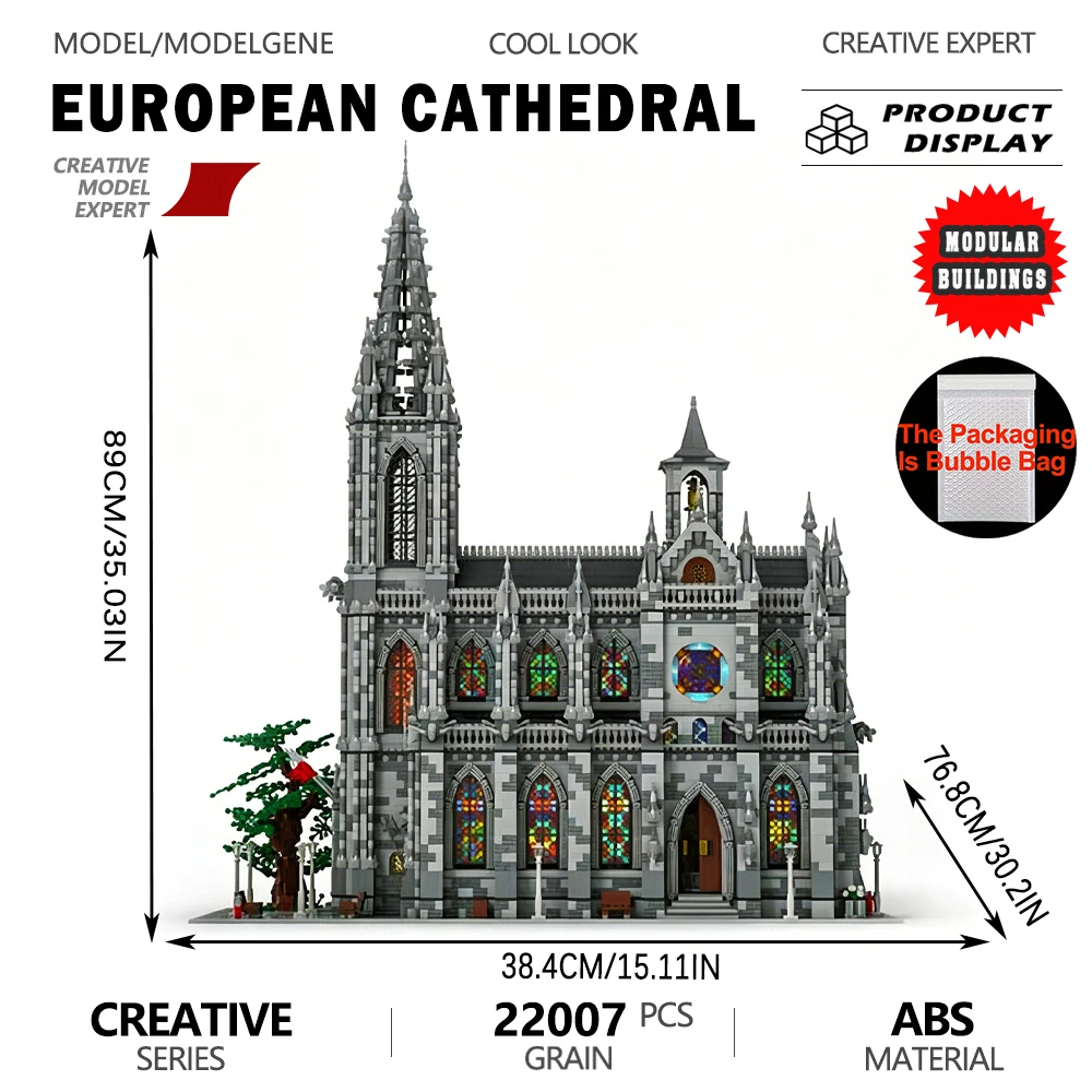 22007PCS Gothic Church Retro European Cathedral Large Building Blocks Bricks Toy Gift Desk Decor Architecture Model Collection
22007PCS Gothic Church Retro European Cathedral Large Building Blocks Bricks Toy Gift Desk Decor Architecture Model Collection