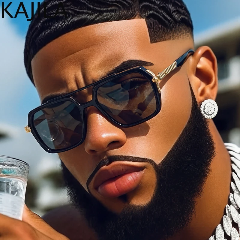 Oversized Polarized Square Double Bridge Sunglasses Men 2026 Luxury Brand Designer Driving Sun Glasses Steampunk Fashion Shades
Oversized Polarized Square Double Bridge Sunglasses Men 2026 Luxury Brand Designer Driving Sun Glasses Steampunk Fashion Shades
