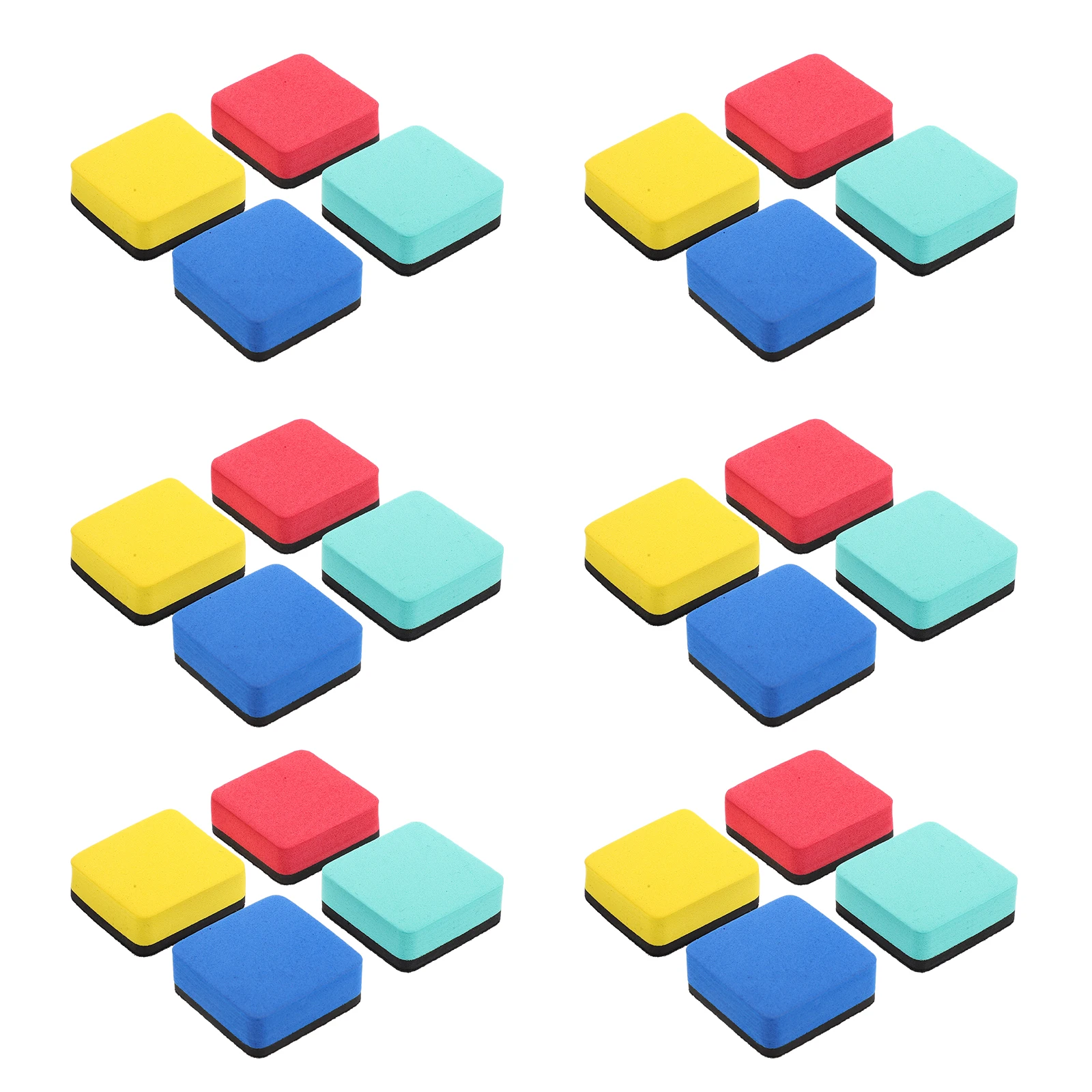 24pcs Magnetic Whiteboard Eraser EVA Portable Chalkboard Classroom Office Supplies Teacher Accessories Dry Erase Reusable
24pcs Magnetic Whiteboard Eraser EVA Portable Chalkboard Classroom Office Supplies Teacher Accessories Dry Erase Reusable