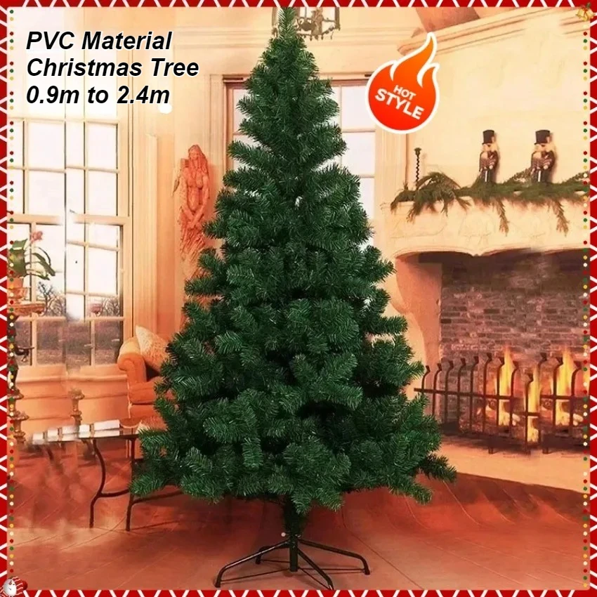 Artificial Christmas Tree PVC Encrypted Fir Light Luxury Christmas Tree 0.9m~2.4m Family Christmas Party Atmosphere Decoration
Artificial Christmas Tree PVC Encrypted Fir Light Luxury Christmas Tree 0.9m~2.4m Family Christmas Party Atmosphere Decoration