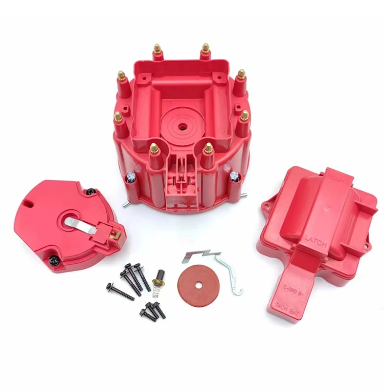 Car Distributor Cover With Coil Rotor Red For Chevrolet V8 265 283 307 327 350 383 396 400 402 427 454 472 502 Engine,K549
Car Distributor Cover With Coil Rotor Red For Chevrolet V8 265 283 307 327 350 383 396 400 402 427 454 472 502 Engine,K549