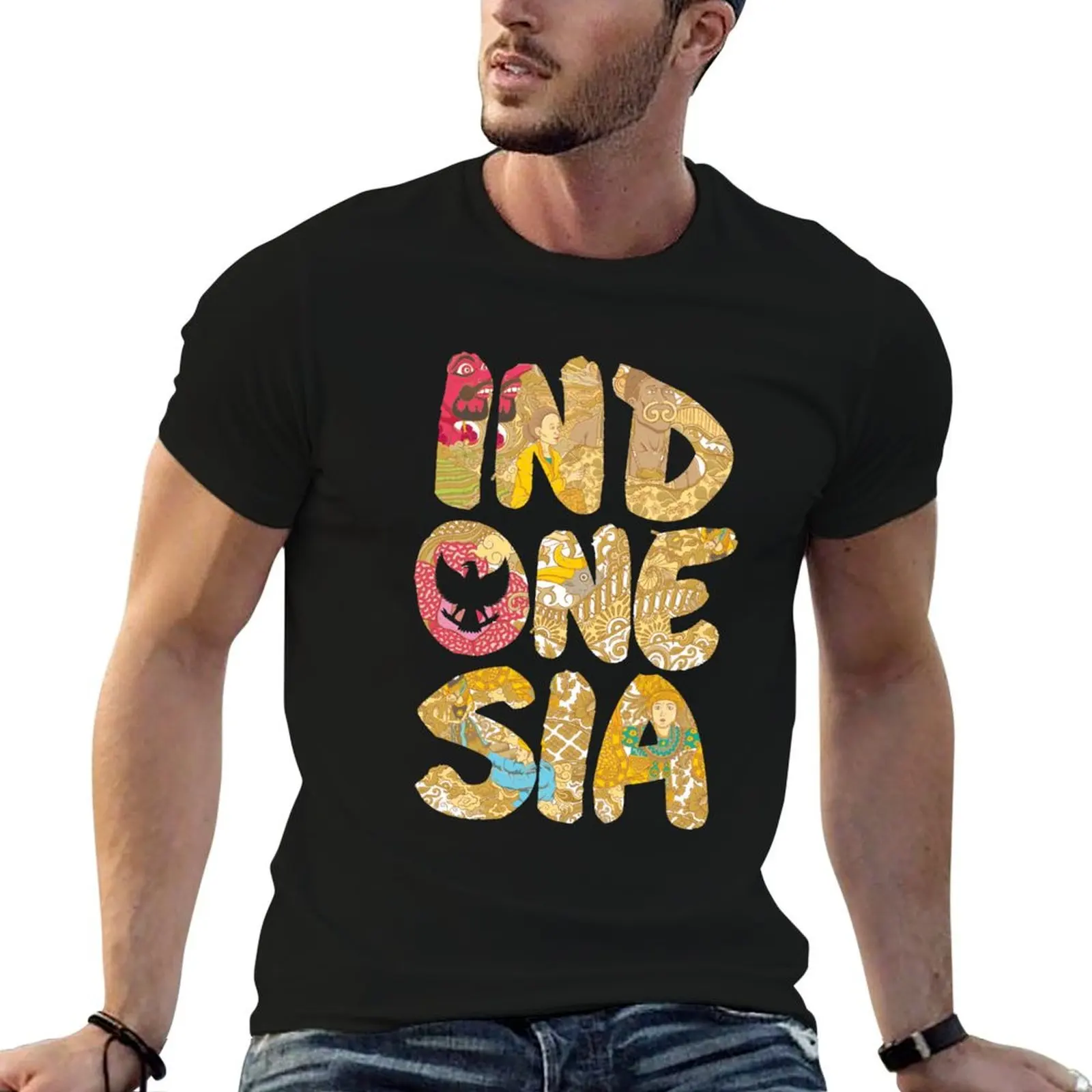 Indonesia Custom Font T-Shirt custom t-shirts croswit shirt man Blouse mens cotton t shirts
Indonesia Custom Font T-Shirt custom t-shirts croswit shirt man Blouse mens cotton t shirts