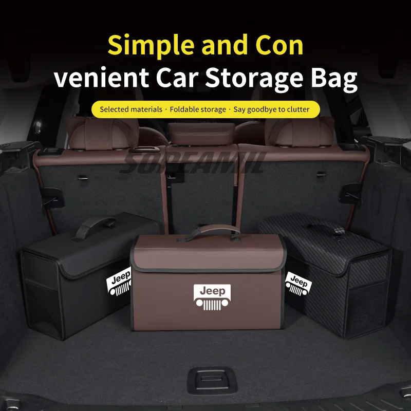 Car Trunk Organizing And Storage Box For Jeep Cherokee Compass Patriot Renegade Trail-Hawk Wrangler JK TJ SRT Auto accessories
Car Trunk Organizing And Storage Box For Jeep Cherokee Compass Patriot Renegade Trail-Hawk Wrangler JK TJ SRT Auto accessories