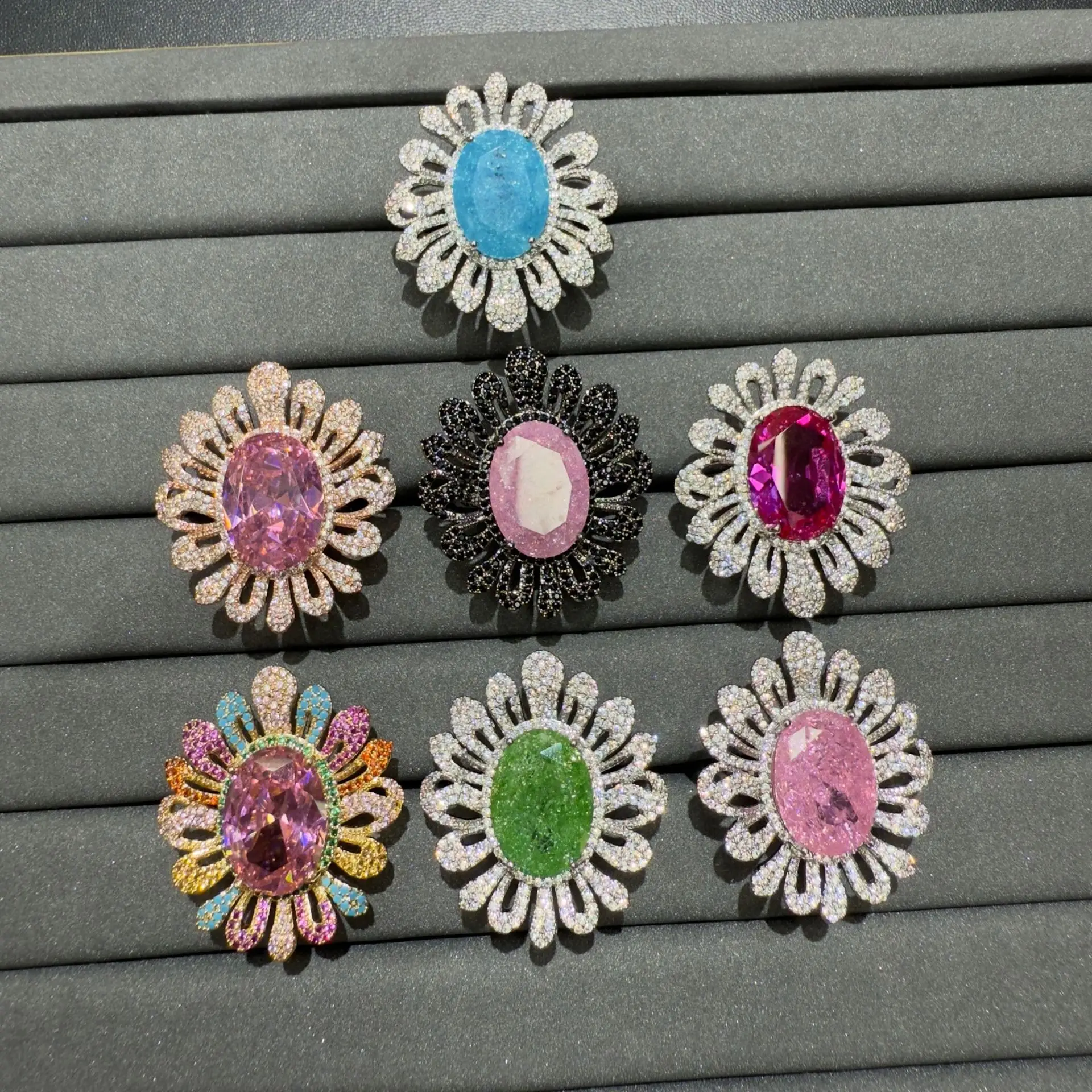fashion cubic zirconia ring for women shiny jewelry gala event dinner party flower adjustable ring blue fushia pink green
fashion cubic zirconia ring for women shiny jewelry gala event dinner party flower adjustable ring blue fushia pink green