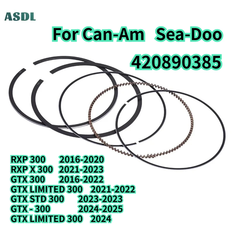 1/3pcs 420890385 Motorboats Engine Piston Rings 100mm For Can-Am Sea-Doo RXP300 RXT300 GTX300 16-22 GTX LIMITED GTR-300 GTR300
1/3pcs 420890385 Motorboats Engine Piston Rings 100mm For Can-Am Sea-Doo RXP300 RXT300 GTX300 16-22 GTX LIMITED GTR-300 GTR300
