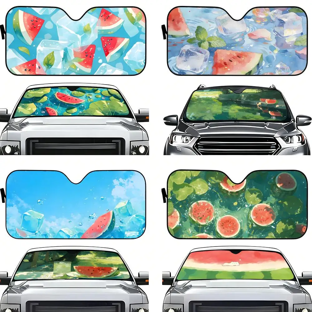 Pattern Watermelon Sun Visor Car Windshield Sunshade Foldable Automotive Protection Sun Block Cover
Pattern Watermelon Sun Visor Car Windshield Sunshade Foldable Automotive Protection Sun Block Cover