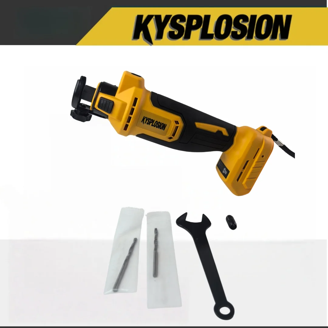 E40MM Brushless cordless Electric Drywall Cut-Out Tool 3 Speed Handheld Cutting Wood Sheetrock For dewalt 21V Battery Power Tool
E40MM Brushless cordless Electric Drywall Cut-Out Tool 3 Speed Handheld Cutting Wood Sheetrock For dewalt 21V Battery Power Tool