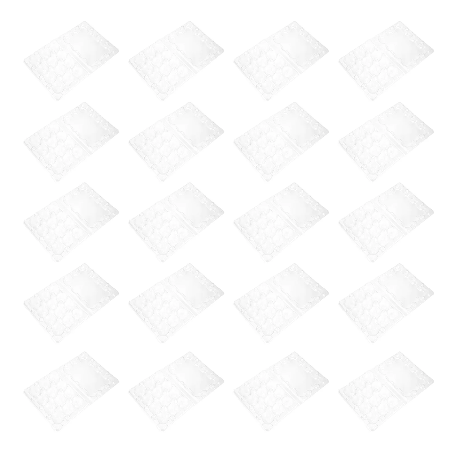 50pcs Quail Egg Cartons Transparent Containers Reusable 12 Cavities Protective Grid Kitchen Supermarket Home Storage
50pcs Quail Egg Cartons Transparent Containers Reusable 12 Cavities Protective Grid Kitchen Supermarket Home Storage