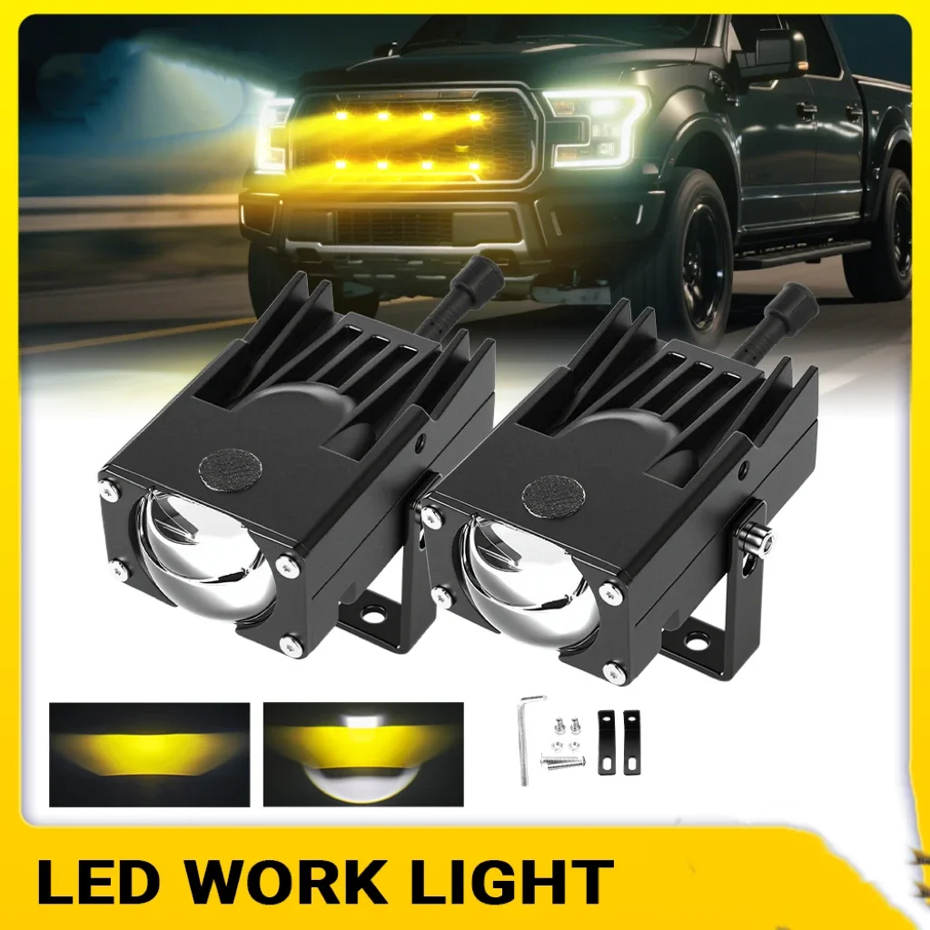 HAOLIDE Led Work Light 6000k 3500k Hi/Lo Beam Car Fog Light Grille Projector Lens Super Bright for Offroad Motorcycle SUV Jeep
HAOLIDE Led Work Light 6000k 3500k Hi/Lo Beam Car Fog Light Grille Projector Lens Super Bright for Offroad Motorcycle SUV Jeep