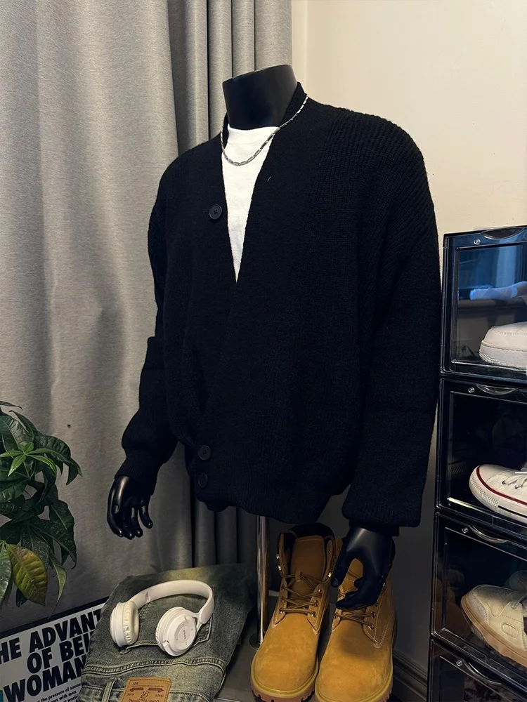 Cleanfit Bla Kimono Sle Open Cardigan Men's Autumn Winter Lazy Sle High End American Retro V-Ne Knitted Sweater
Cleanfit Bla Kimono Sle Open Cardigan Men's Autumn Winter Lazy Sle High End American Retro V-Ne Knitted Sweater