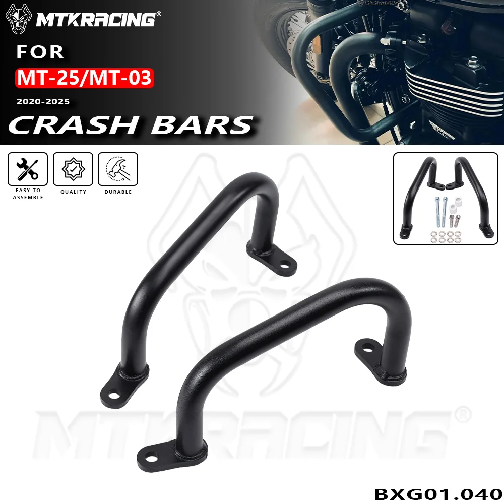 Для YAMAHA MT-25/MT-03 2020-2025 мотоциклетная защитная рамка, защита бампера, защита двигателя, аксессуары
Для YAMAHA MT-25/MT-03 2020-2025 мотоциклетная защитная рамка, защита бампера, защита двигателя, аксессуары