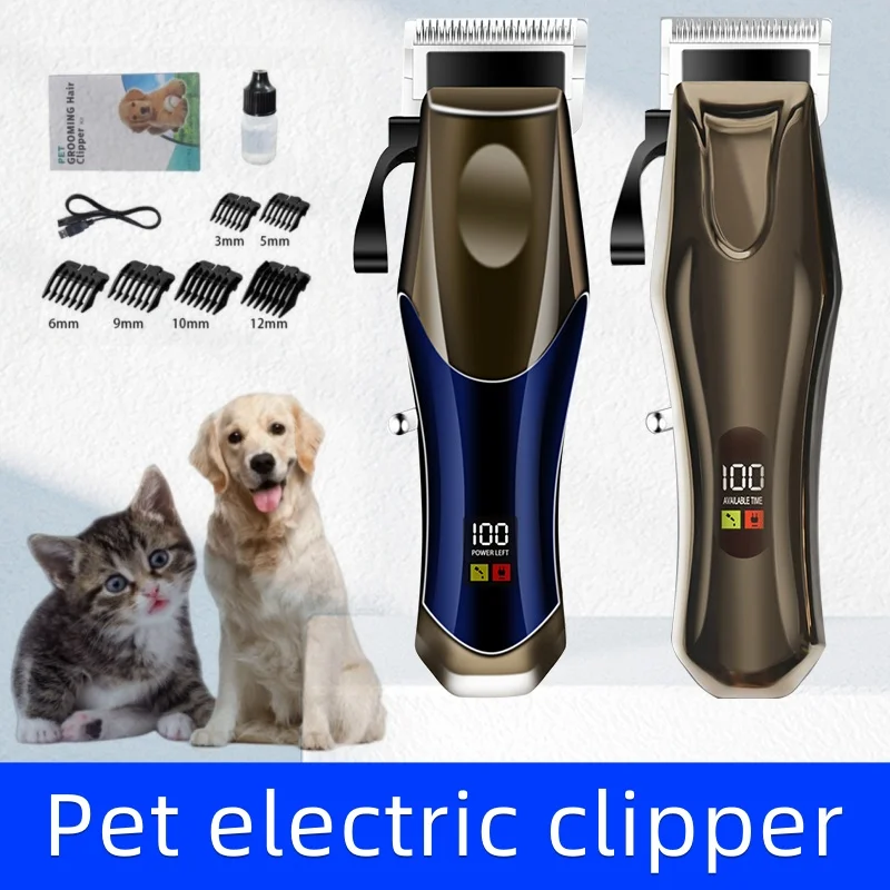 Pet Grooming Kit Clippers - Low Noise Electric Quiet, Rechargeable Cordless Dog Cat Hair Trimmer for Small Medium Large Pets
Pet Grooming Kit Clippers - Low Noise Electric Quiet, Rechargeable Cordless Dog Cat Hair Trimmer for Small Medium Large Pets