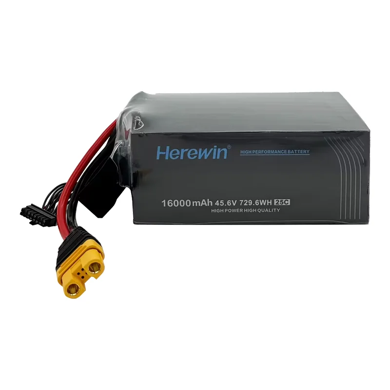 Herewin 12S 45.6V 16000mAh 25C Fast Charging Soft Pack Rechargeable AS150U-F Plug Agricultural Drone Battery
Herewin 12S 45.6V 16000mAh 25C Fast Charging Soft Pack Rechargeable AS150U-F Plug Agricultural Drone Battery