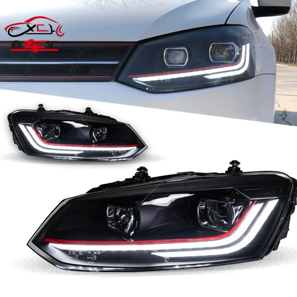 XCH Headlight For VW POLO LED Headlights 2011-2018 Head Lamp Front Lights Car Styling DRL Signal Projector Lens Auto Accessories
XCH Headlight For VW POLO LED Headlights 2011-2018 Head Lamp Front Lights Car Styling DRL Signal Projector Lens Auto Accessories