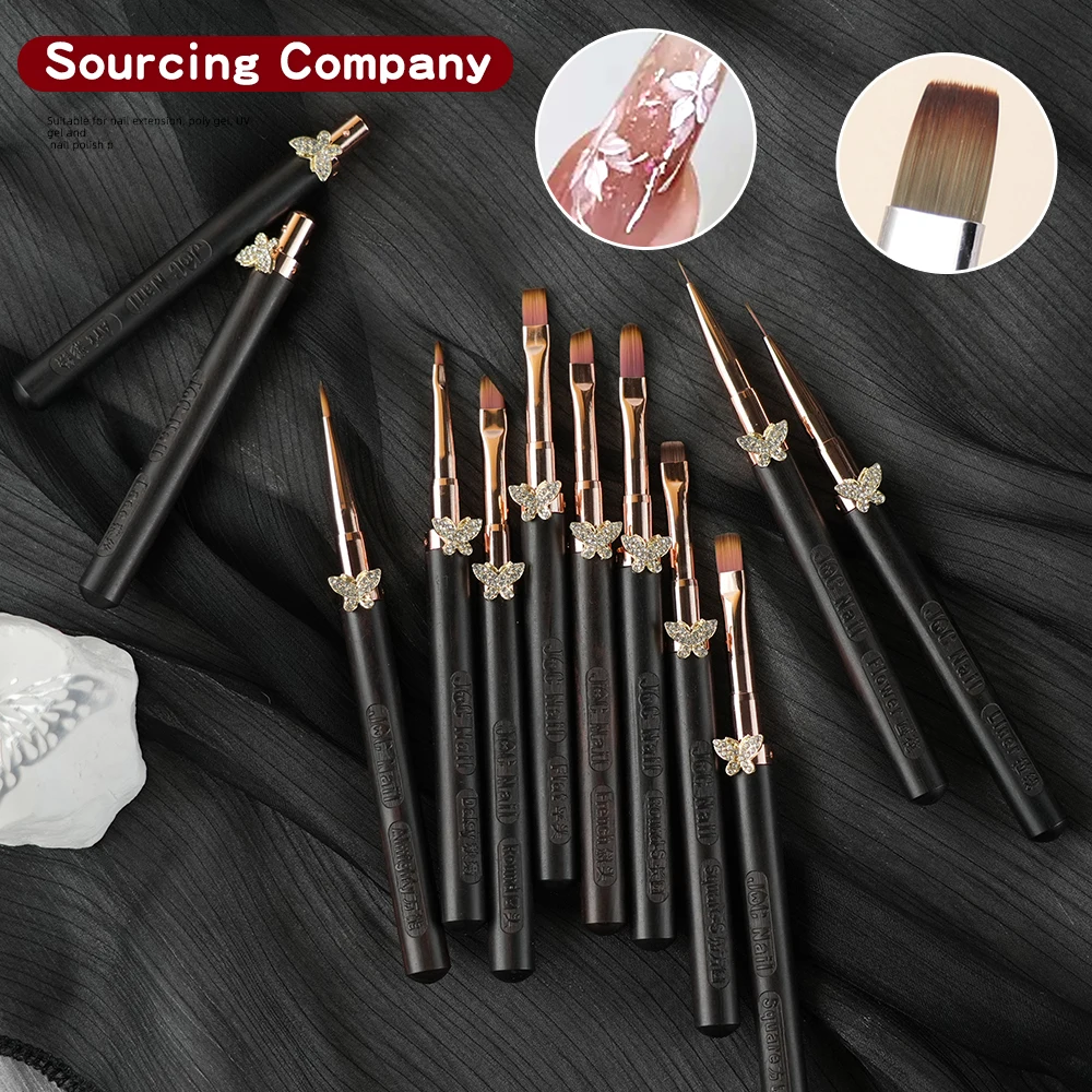 Sweet-Z Nail Art Brushes Detachable Body Design Zircon Butterfly Purple Black Sandalwool Gel UV manicure Supplies Wholesale
Sweet-Z Nail Art Brushes Detachable Body Design Zircon Butterfly Purple Black Sandalwool Gel UV manicure Supplies Wholesale