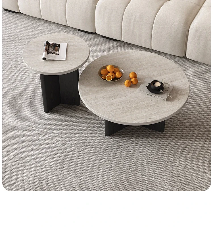 Solid wood minimalist rock slab coffee table combination modern simple small apartment
Solid wood minimalist rock slab coffee table combination modern simple small apartment