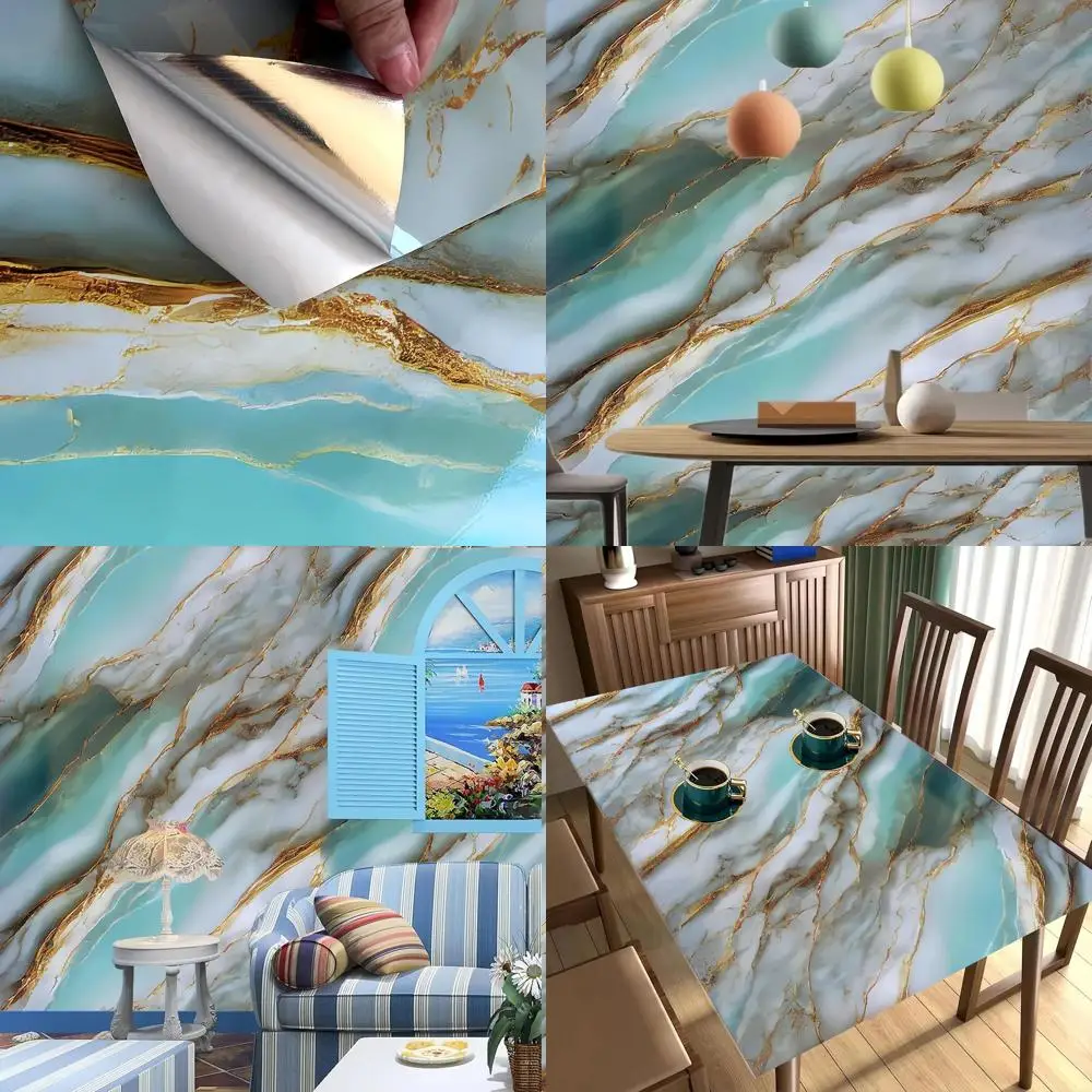 Роскошные самоклеящиеся обои с мраморной текстурой для кухонной варочной панели и ТВ-фона гостиной
Роскошные самоклеящиеся обои с мраморной текстурой для кухонной варочной панели и ТВ-фона гостиной