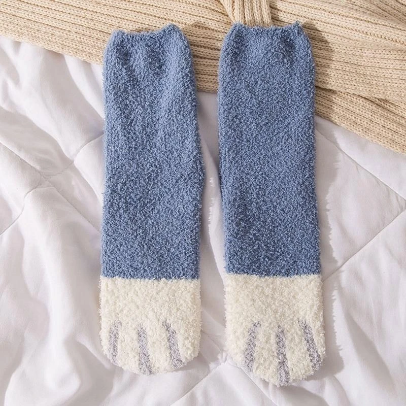 Funny for Cat Paw Cartoon Pattern Women Coral Fleece Socks Soft Gift for Female Stay in the House Sleeping Fl 15UB
Funny for Cat Paw Cartoon Pattern Women Coral Fleece Socks Soft Gift for Female Stay in the House Sleeping Fl 15UB