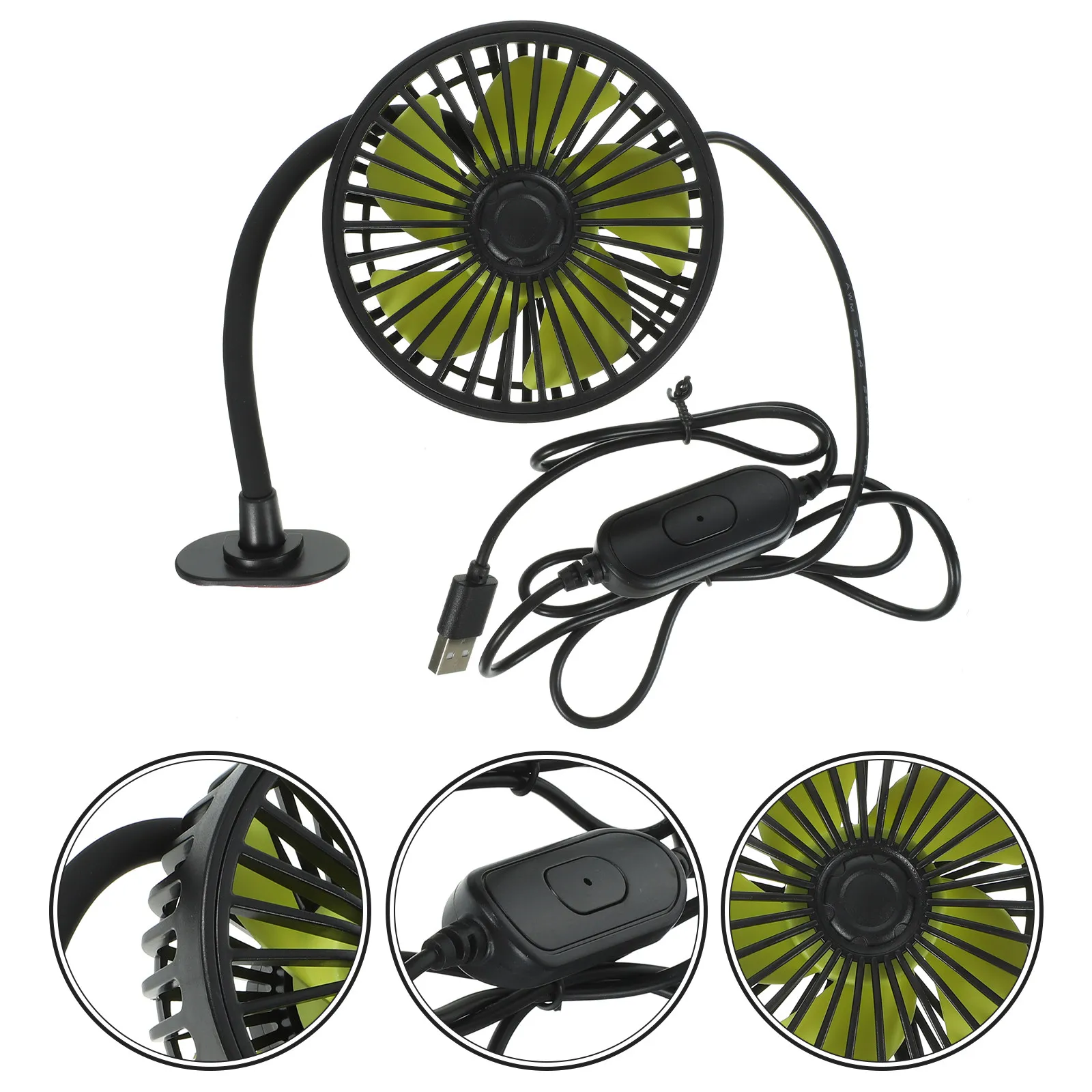 Car Cooling Fan USB Powered Mini Vehicle Fan with 360 Adjustable Hose Secure Clip for Car Seat Stroller Truck Quiet Efficient
Car Cooling Fan USB Powered Mini Vehicle Fan with 360 Adjustable Hose Secure Clip for Car Seat Stroller Truck Quiet Efficient