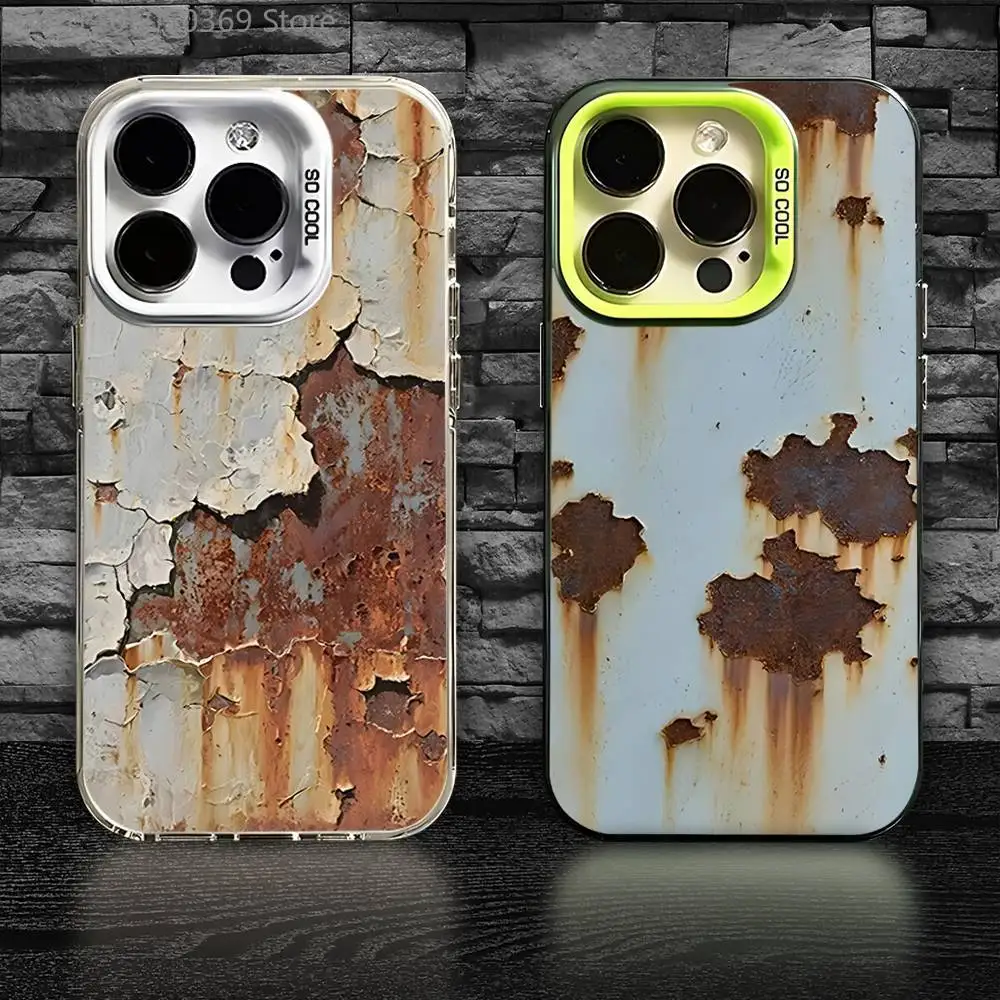 Retro Industrial Style Rusty Phone Case For iPhone 16,15,14,13,12,11,Pro,XS,Max,Plus,Mini,SE White Green Matte Shockproof Cover
Retro Industrial Style Rusty Phone Case For iPhone 16,15,14,13,12,11,Pro,XS,Max,Plus,Mini,SE White Green Matte Shockproof Cover