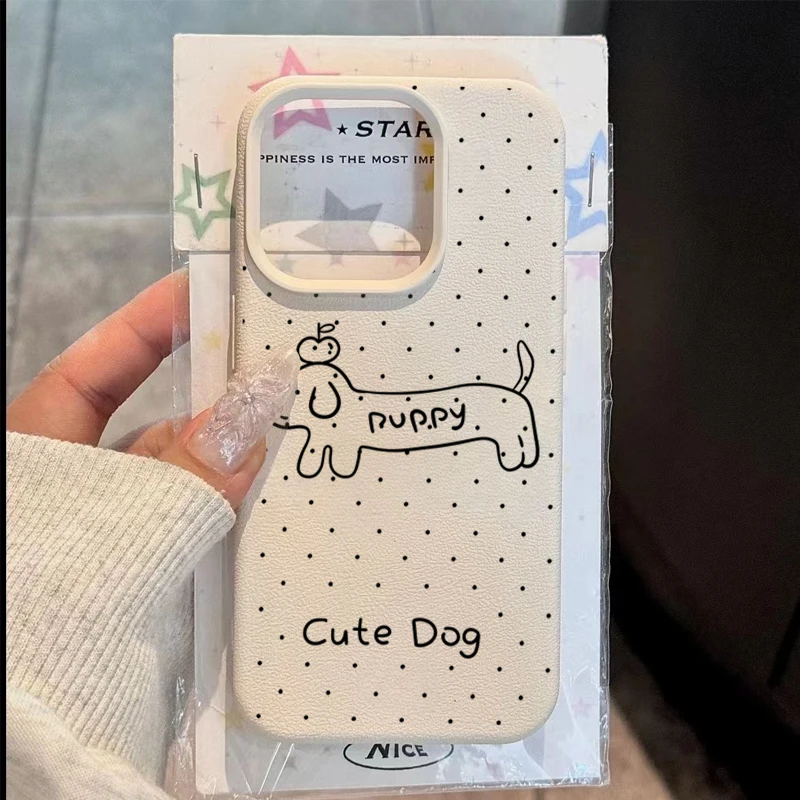 Phone Case For iPhone 11 12 13 14 15 16 17 Pro Max XS X XR 16E 16 Plus 17 Air Black Polka Dot Dachshund Pattern Soft TPU Cover
Phone Case For iPhone 11 12 13 14 15 16 17 Pro Max XS X XR 16E 16 Plus 17 Air Black Polka Dot Dachshund Pattern Soft TPU Cover
