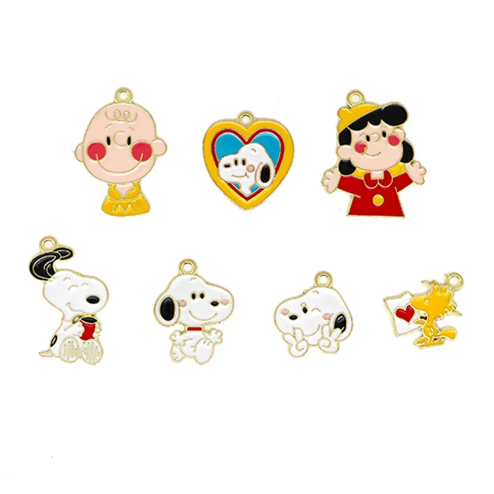 10pcs Snoopy metal charm Pendant Necklace Keychain DIY Handmade Keychain Necklace Cute Earring Accessories
10pcs Snoopy metal charm Pendant Necklace Keychain DIY Handmade Keychain Necklace Cute Earring Accessories