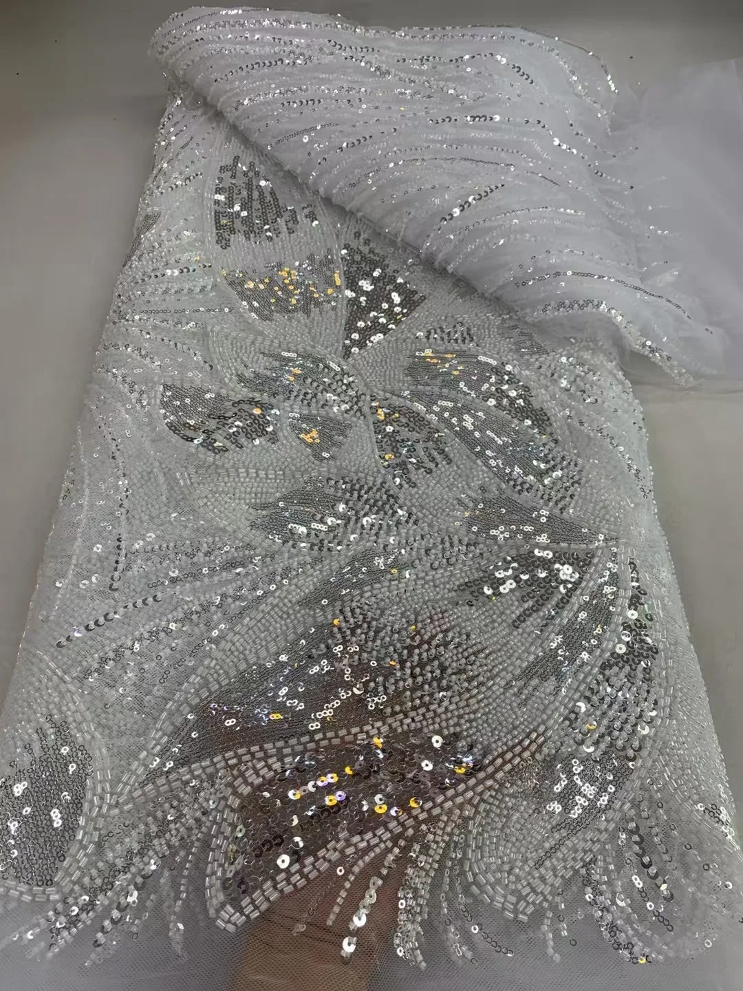 African Sequins Beaded Groom Lace Fabric High Quality French Tulle Lace Fabric 2025 Embroidery Nigerian Lace Fabrics ZX6249
African Sequins Beaded Groom Lace Fabric High Quality French Tulle Lace Fabric 2025 Embroidery Nigerian Lace Fabrics ZX6249