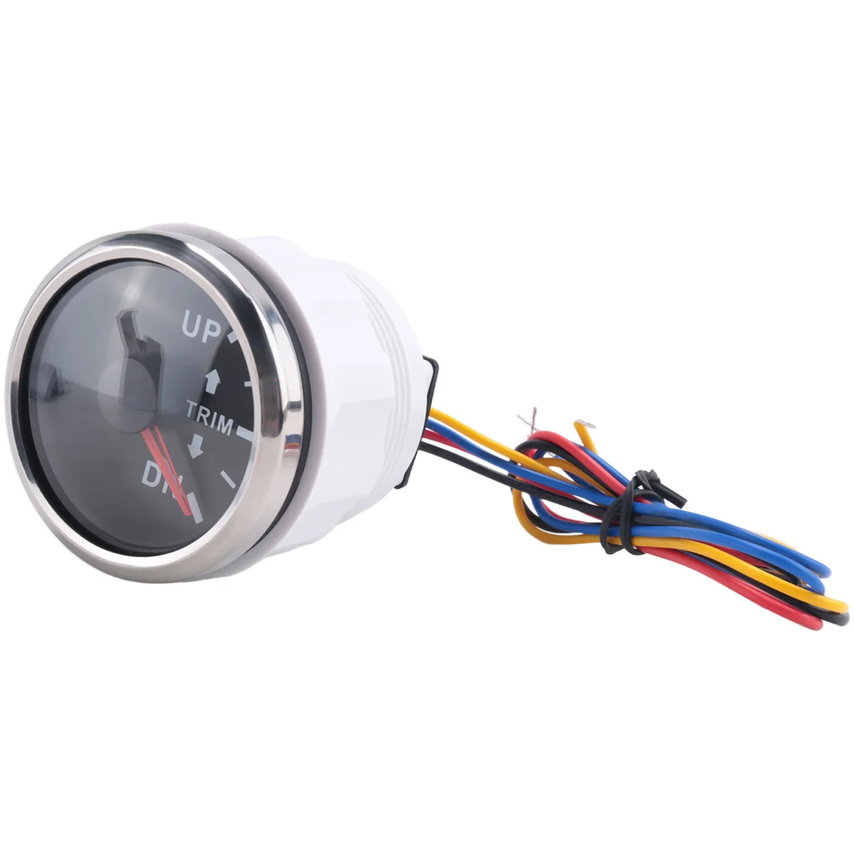 52mm Digital Marine Trim Gauge Universal Balance Signal Trim Meter Indicator Red Backlight with Alarm Black Right
52mm Digital Marine Trim Gauge Universal Balance Signal Trim Meter Indicator Red Backlight with Alarm Black Right